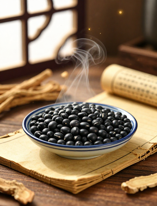 暖光下的古老中医画卷