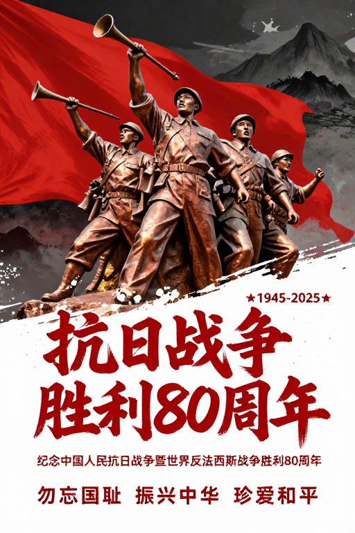 抗战胜利八十周年纪念：英雄丰碑颂
