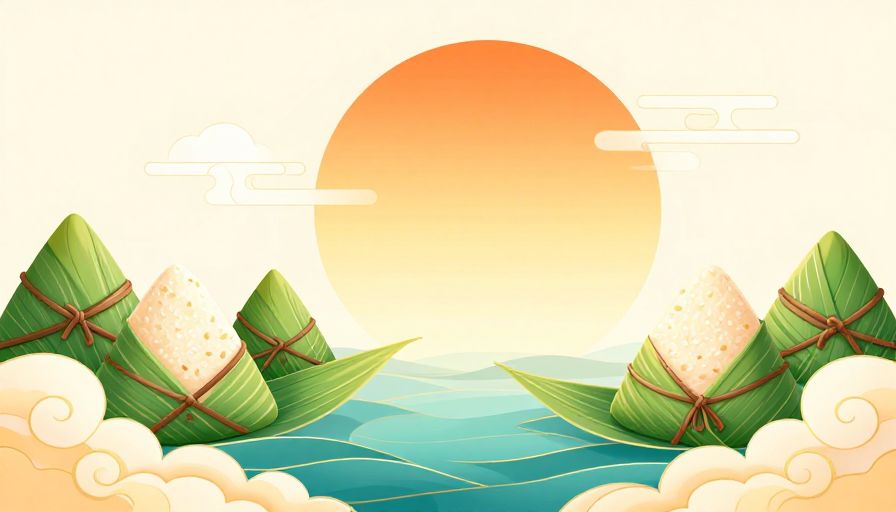 端午祥和·东方美学中国风插画海报
