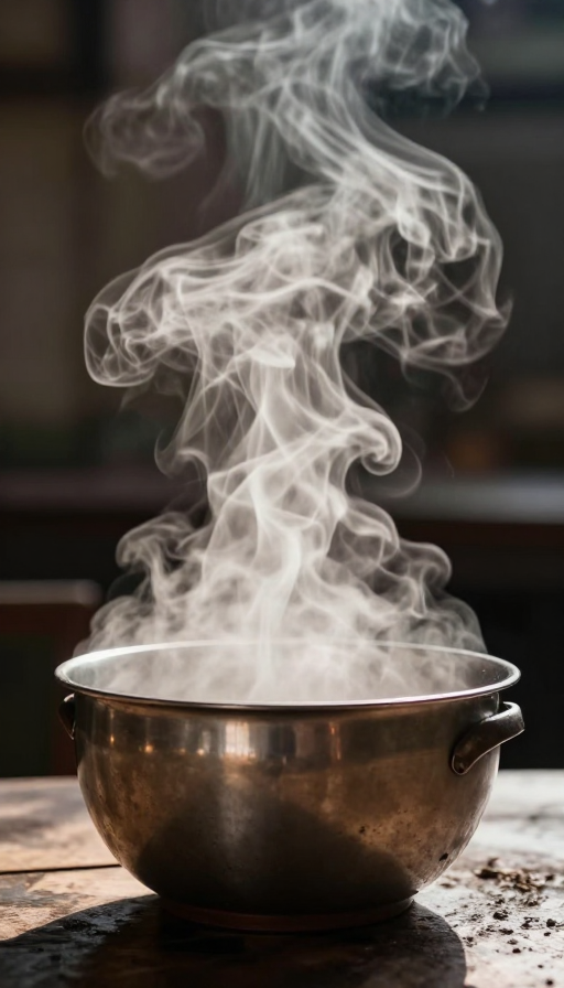 热气腾腾的清晨美食瞬间