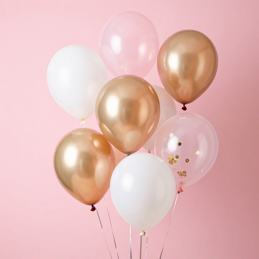 八彩质感气球光影艺术：悬浮高光的节日盛宴