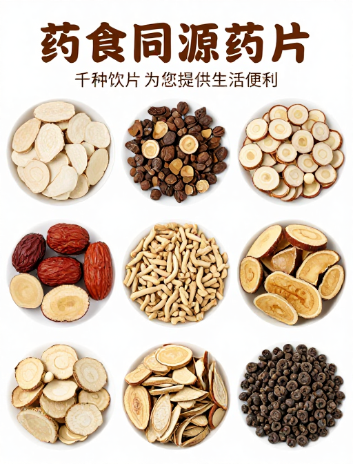 药食同源千种饮片，高清药材展示生活便利