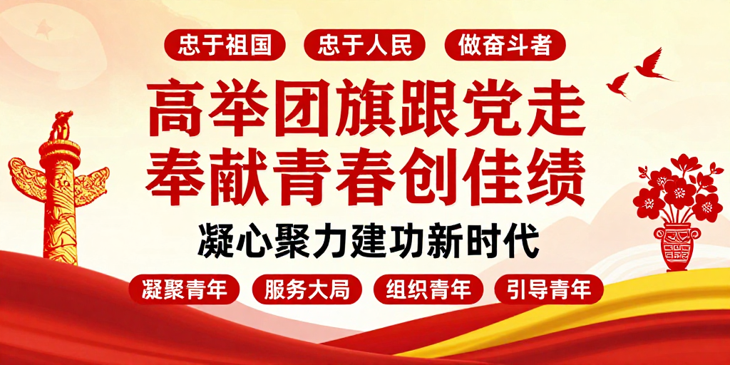 共青团青春力量：高举旗帜引领新时代
