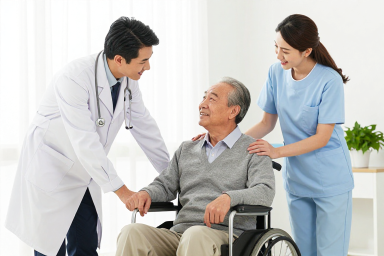 温馨守护:专业医护陪伴老人的安心时光