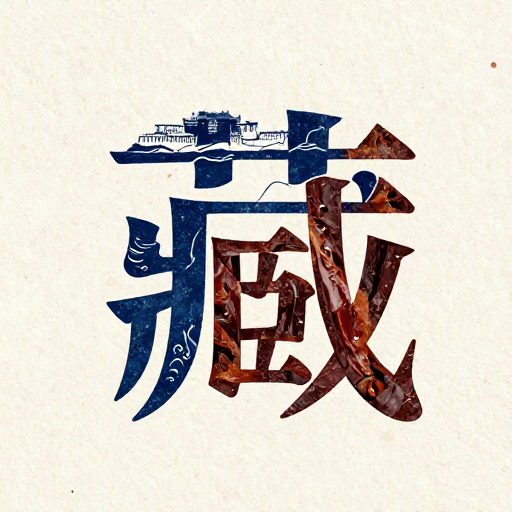 藏韵书法：布达与珠峰融合的西藏创意字体艺术