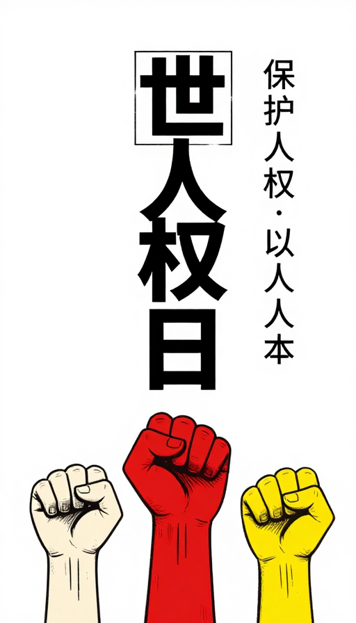 世界人权日:力量守护人权的视觉宣言