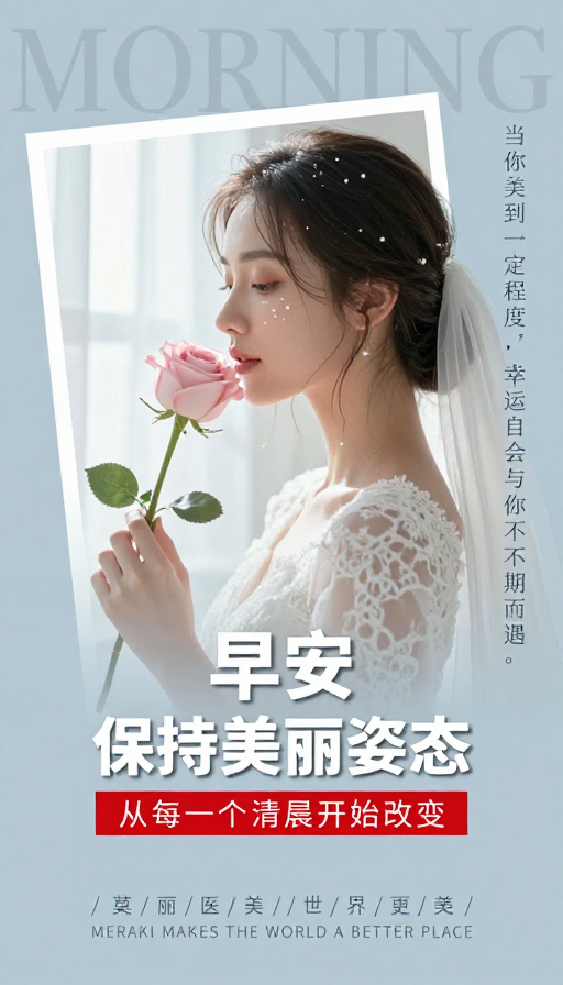 晨光唤醒美姿·保持优雅晨间宣言