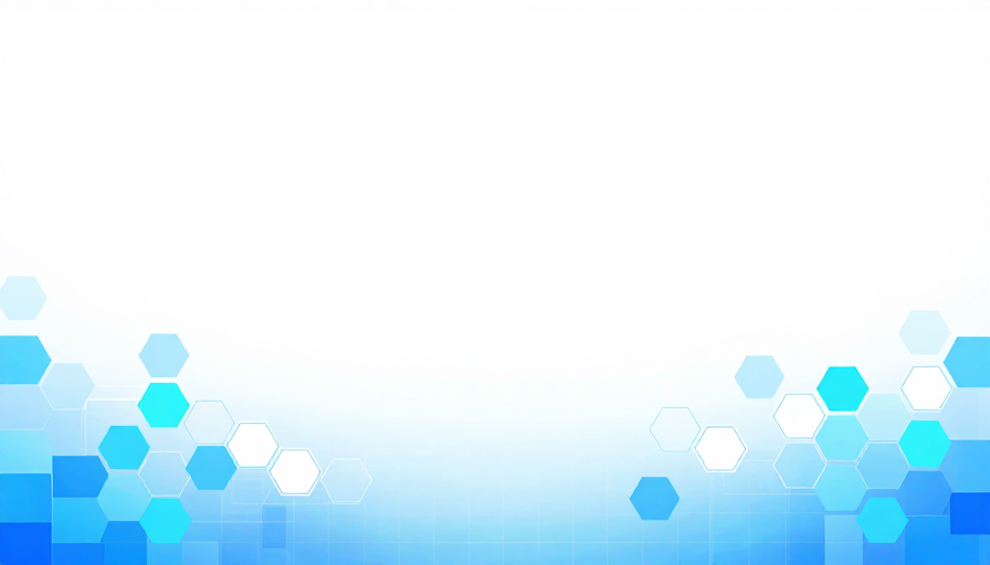 未来科技感蓝白渐变背景设计