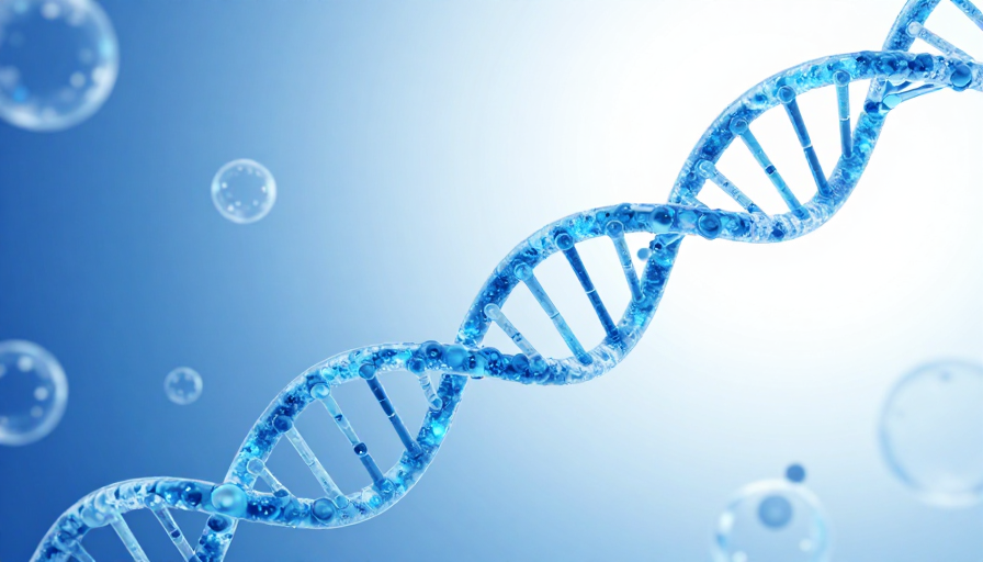 未来科技基因蓝图:蓝调 DNA 双螺旋结构