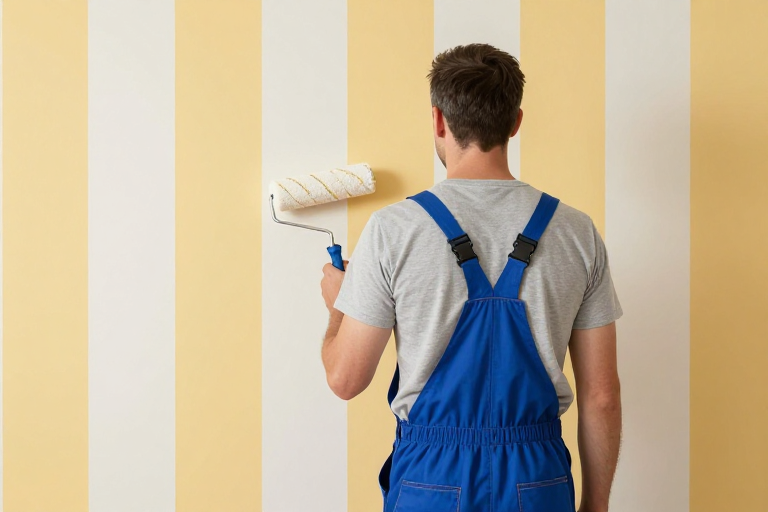 专业家装施工场景实拍,暖光质感呈现