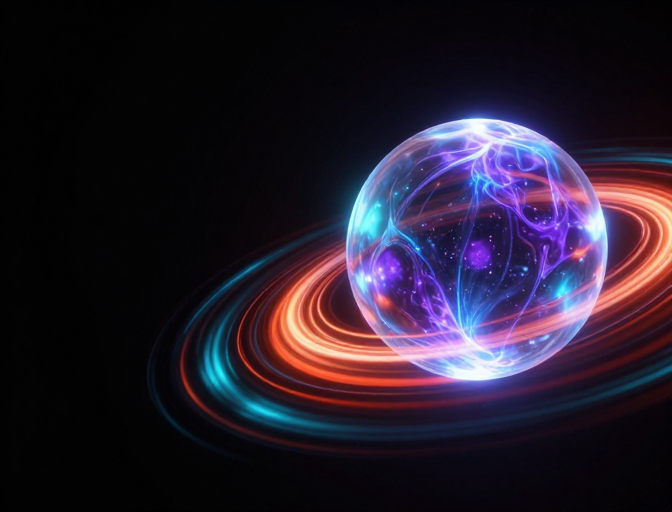 星际能量核心：科幻宇宙动态光效