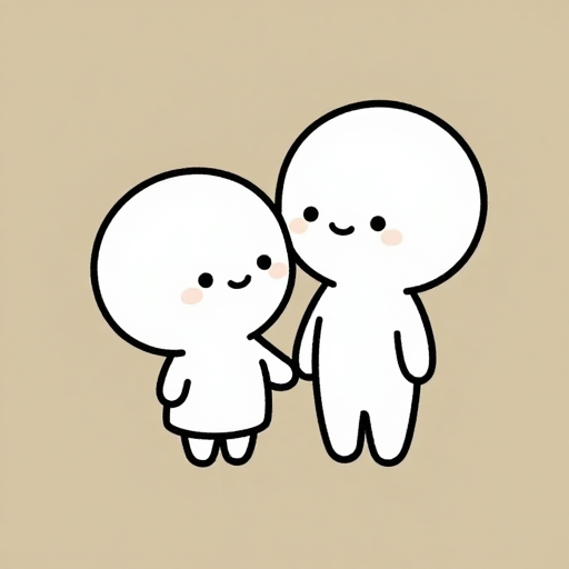 Q版漫画恩爱夫妻甜蜜日常插画