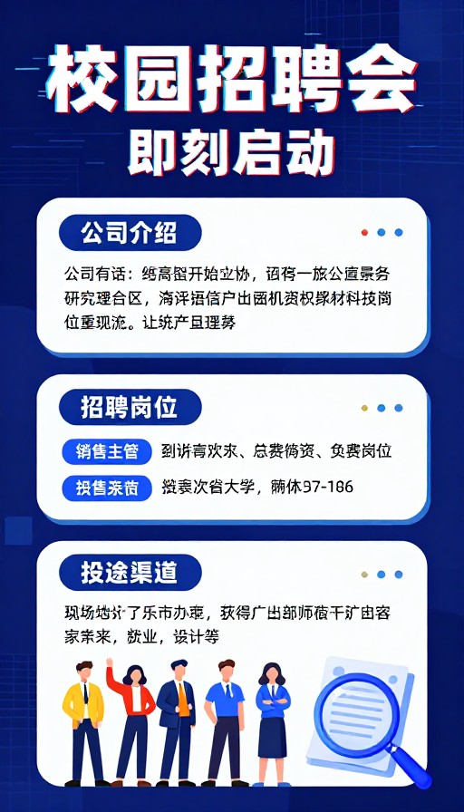 科技风校园招聘会：高效启动职业新机遇
