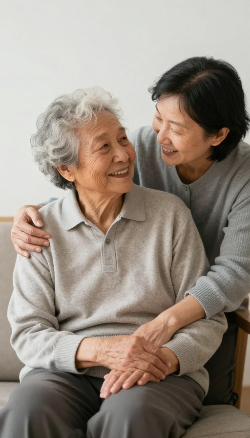 温情护理：护理人员专注守护老人