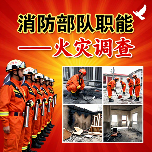 消防部队职能庄严展示与火灾调查纪实