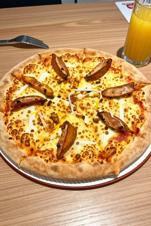 必胜客精致披萨美食摄影展示