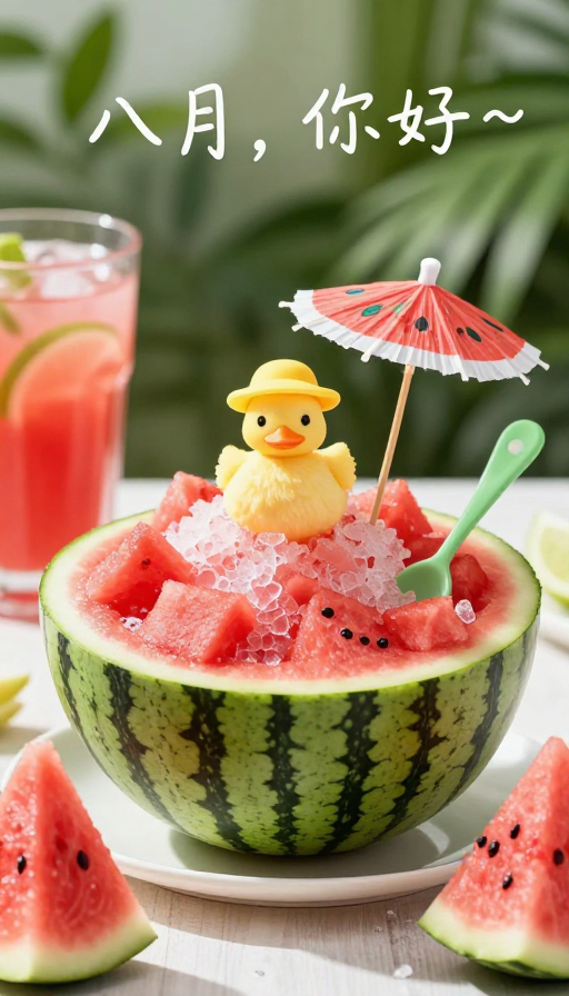 夏日清凉美食:西瓜冰沙的清爽一夏