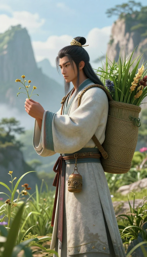 仙山寻药:神农氏的传奇之旅