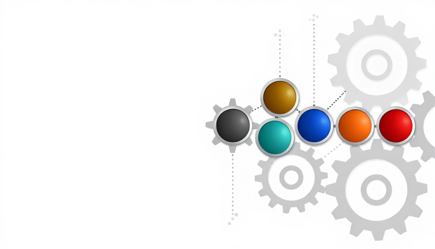 现代科技机械协作系统示意图