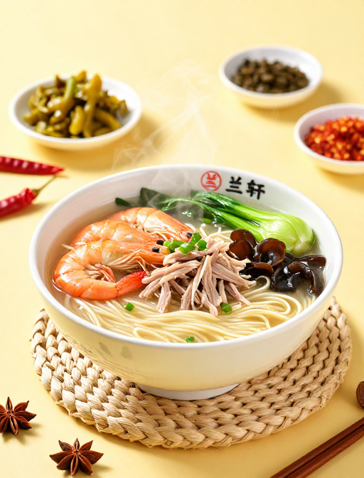 兰轩鲜香汤面：暖光摄影呈现地道中式美味