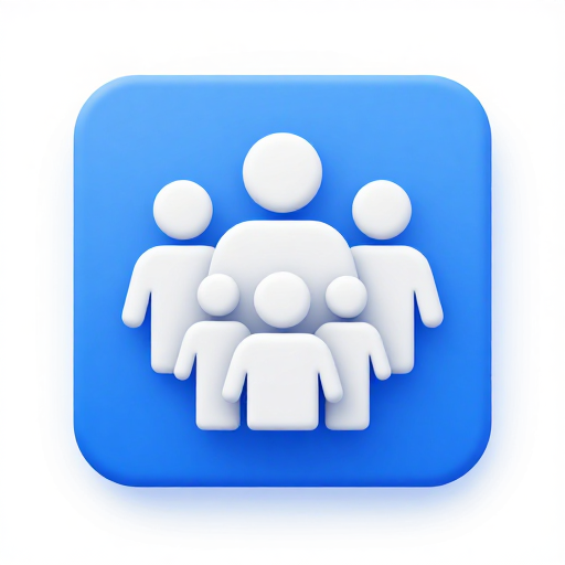 简约现代家庭图标：微软风格3D设计