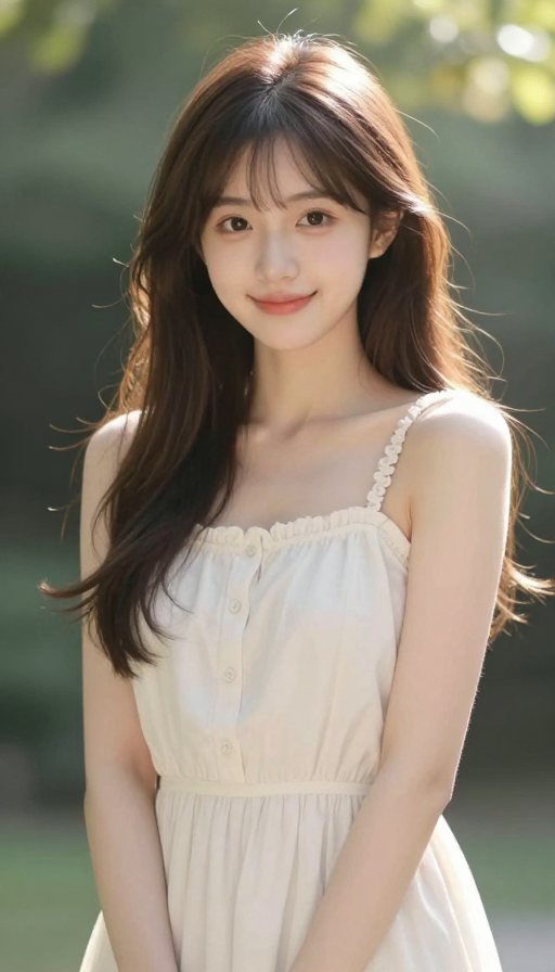 清纯超美动漫少女，丁达尔光影下的极致唯美立体感