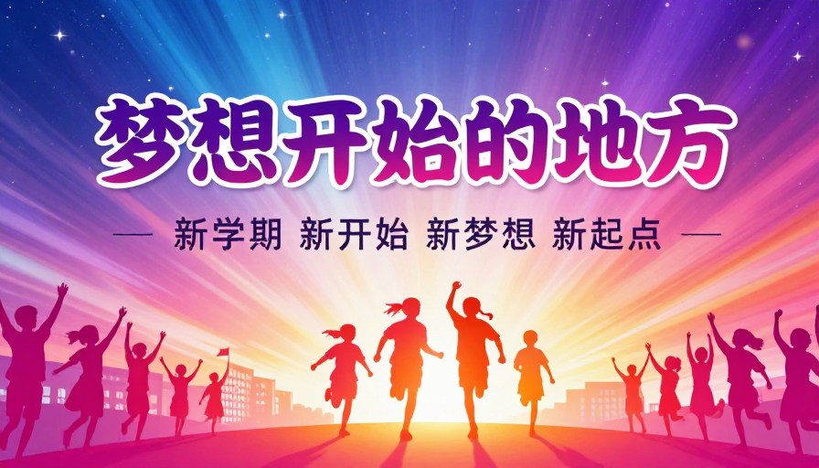新学期新梦想：梦幻启航，点亮希望之光