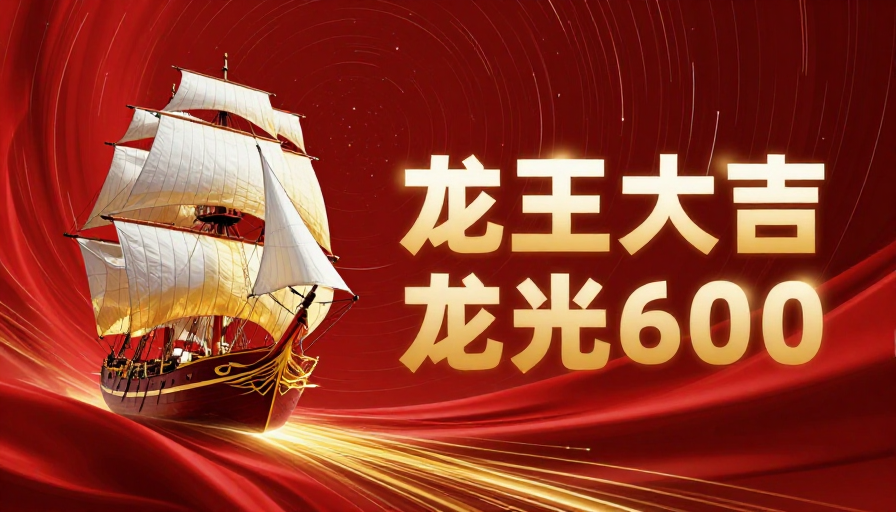 金色光流与帆船：动态星空下的远航