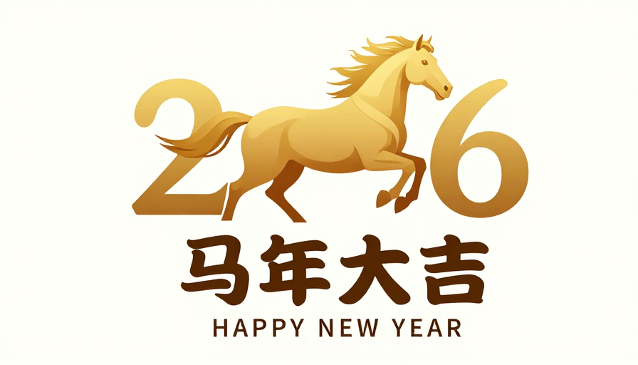 金驹跃动·2026新春贺图
