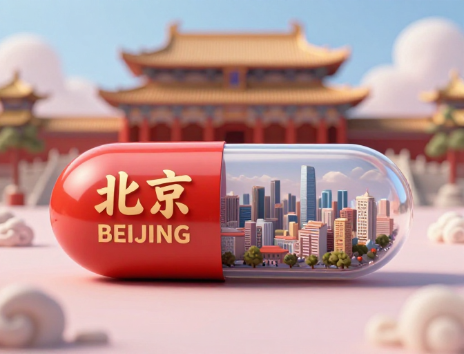 国潮胶囊北京梦幻3D未来城市全景