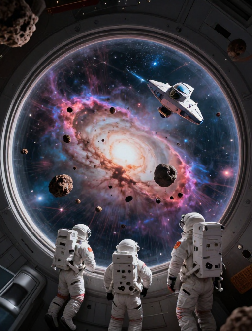 星际穿梭：宇宙探险的壮丽画卷