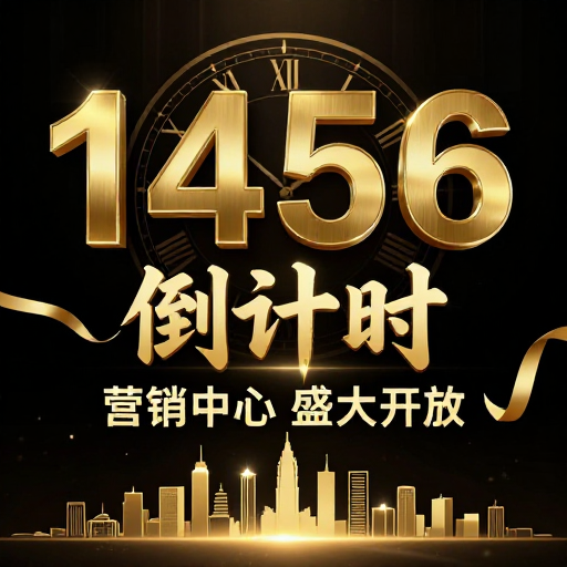 奢华金色商务庆典倒计时