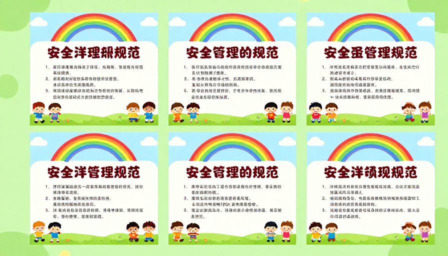 童趣插画:幼儿园安全管理规范指南