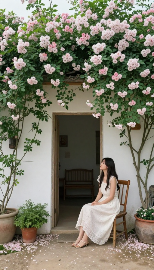 田园蔷薇:岁月静好的浪漫瞬间