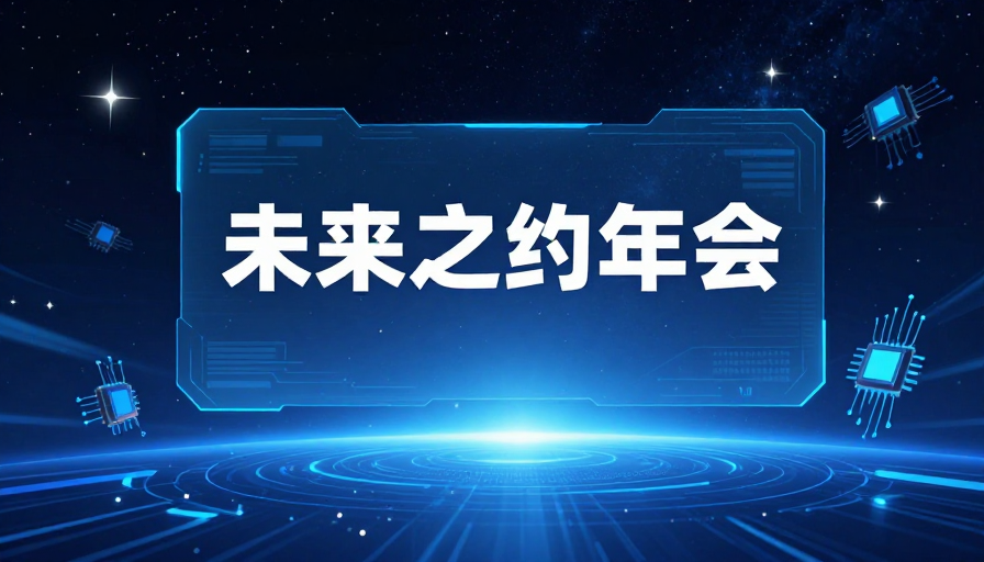 未来之约年会:科技感星空封面