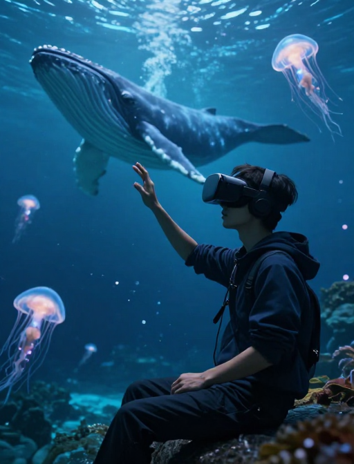 超现实VR水下世界:沉浸式中国少年探索