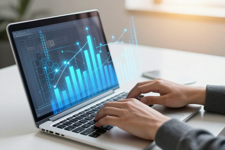 未来金融办公:科技数据可视化呈现