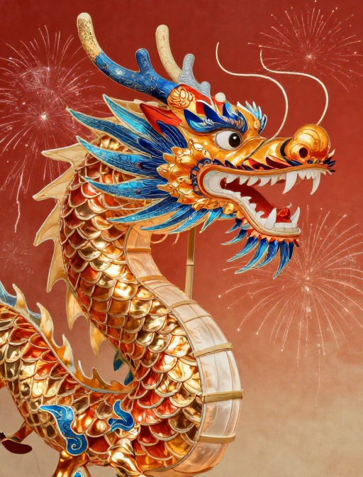 盛世龙灯巡游：非遗光影艺术的璀璨呈现