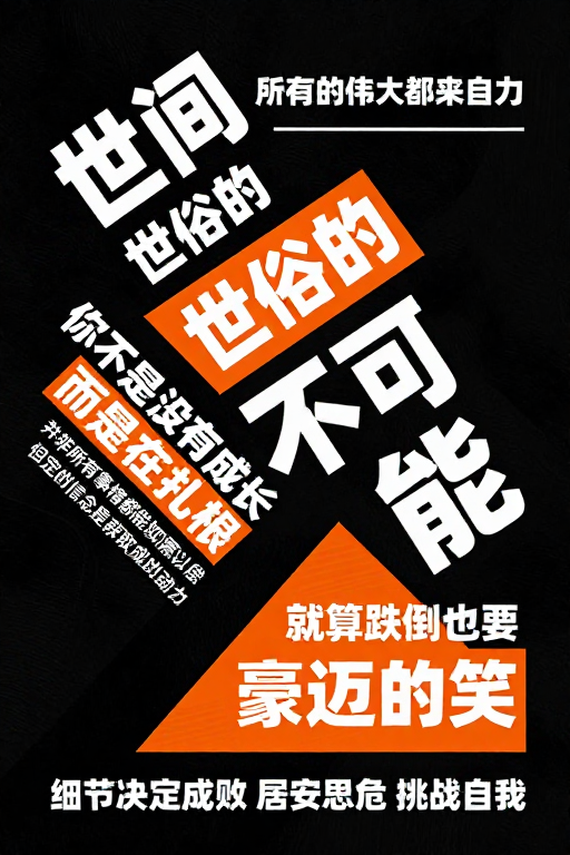 世间：世俗的不可能，伟大源于坚定信念