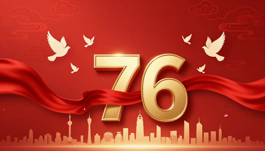 金色‘76’周年庆典，吉祥祥瑞氛围
