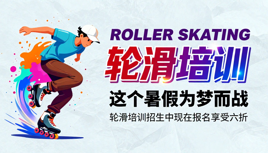 动感轮滑艺术:青春梦想的夏日挑战