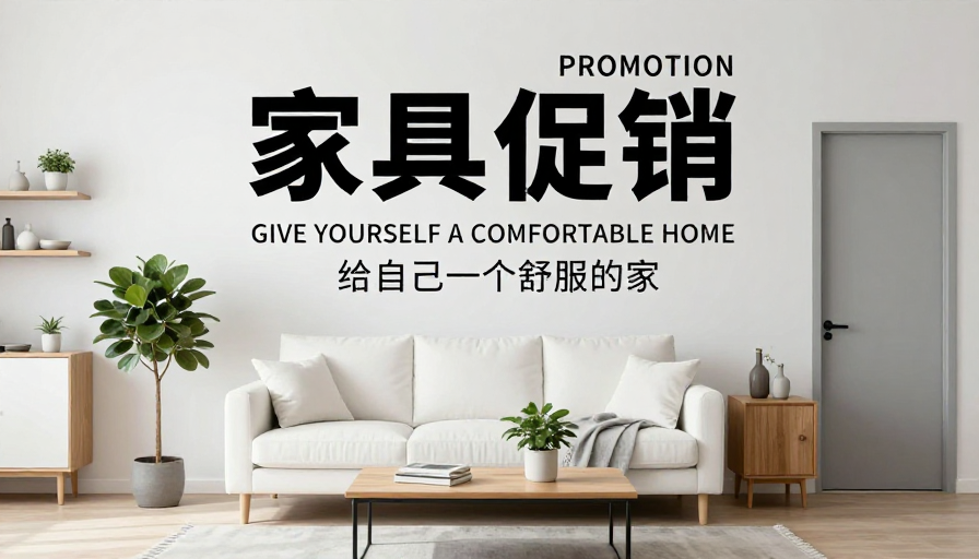 现代简约家居促销海报:舒适生活美学
