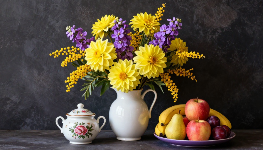 暖调家居花艺与食光美学展示