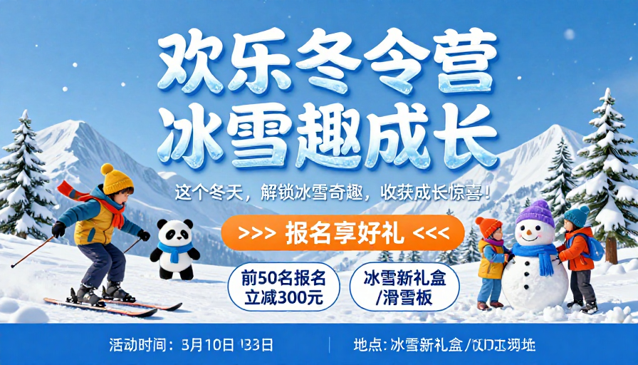 冰雪冬令营欢乐时光：童趣成长新体验