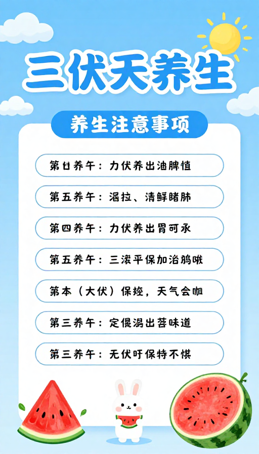 清新三伏天养生指南:夏日清凉视觉
