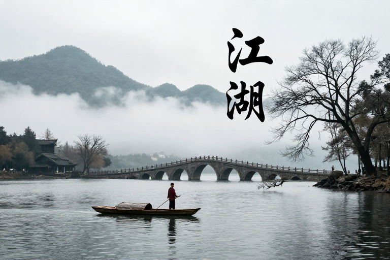 水墨江湖：侠义与纷争的古典画卷