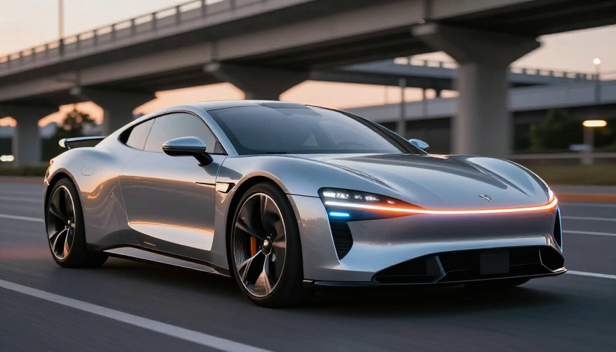 未来银驰：都市夜光电动跑车