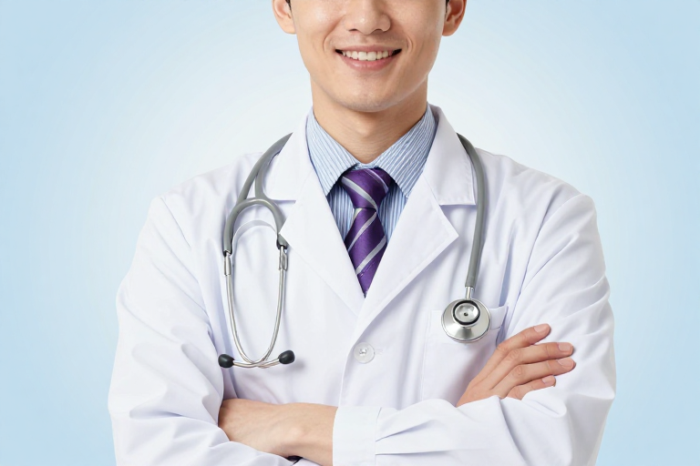 专业医生形象展示:高清医疗宣传摄影