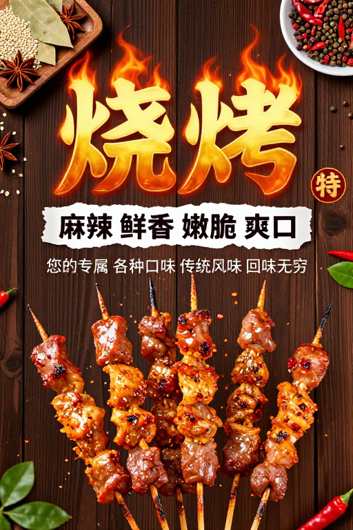 烈火炙烤:极致美味,点燃味蕾狂欢!