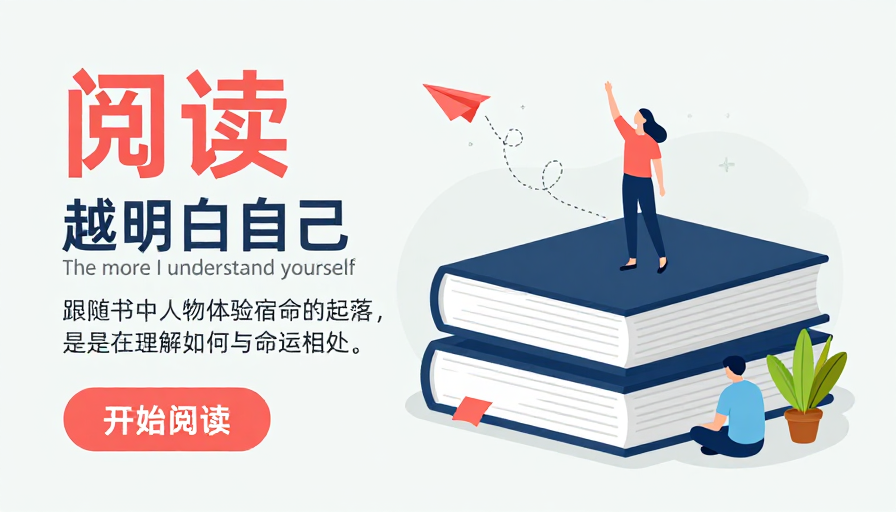 静谧阅读：扁平清新插画设计